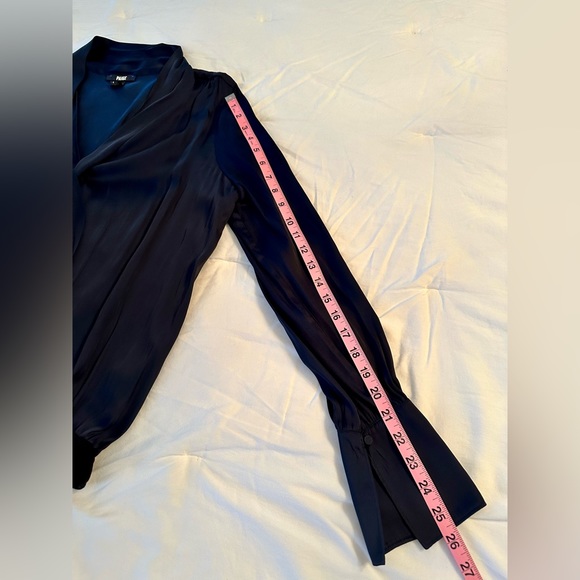 PAIGE Saffron Bodysuit in Navy - Size L - Picture 8 of 11